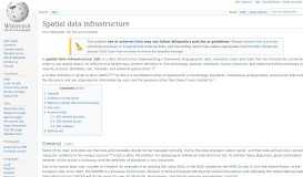 
							         Spatial data infrastructure - Wikipedia								  
							    