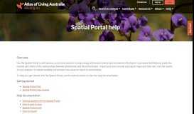 
							         Spatial Portal help – Atlas of Living Australia								  
							    