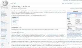
							         Spaulding, California - Wikipedia								  
							    