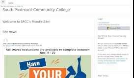 
							         SPCC Moodle Homepage - South Piedmont Community College								  
							    