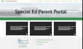 
							         Special Ed Parent Portal - Elk Lake School District								  
							    