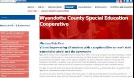 
							         Special Education Cooperative – Kansas City, Kansas Public Schools								  
							    