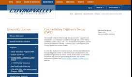 
							         Special Education / Covina-Valley Children's Center (CVCC)								  
							    