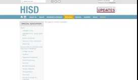 
							         Special Education / Employee Resources - HISD								  
							    