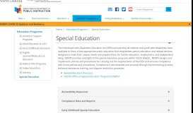 
							         Special Education - ND.gov								  
							    