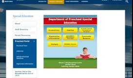 
							         Special Education / Preschool Portal - Forsyth County Schools								  
							    