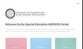 
							         Special Education Unit at the Arkansas Department of Education								  
							    
