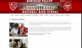 
							         Special Events - Rancocas Valley Regional High School								  
							    