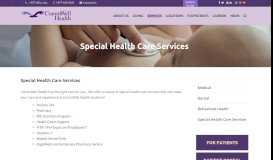 
							         Special Health Care Services - CommWell Health								  
							    