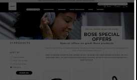 
							         Special Offers | Bose								  
							    