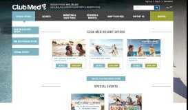 
							         Special offers - Club Med Travel Agent Portal								  
							    