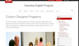 
							         Special Programs | Intensive English Program | NC State University								  
							    