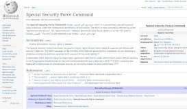 
							         Special Security Force Command - Wikipedia								  
							    