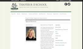 
							         Special Services - Thayer R-II School								  
							    