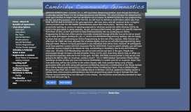 
							         Special Workshops - Cambridge Community Gymnastics - Google Sites								  
							    