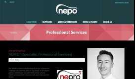 
							         Specialist Professional Services (NEPRO) | NEPO								  
							    