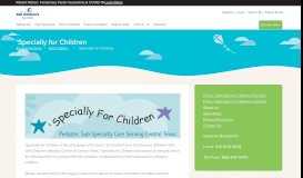 
							         'Specially for Children Pediatric Subspecialists in Central Texas								  
							    