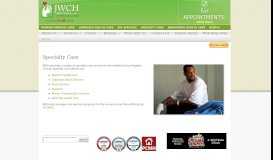 
							         Specialty Care - JWCH Institute								  
							    