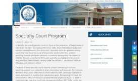 
							         Specialty Court Program - Nevada Judiciary								  
							    
