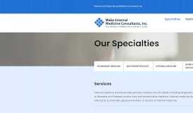 
							         Specialty Internal Medical Services in Raleigh | Wake Internal Medicine								  
							    