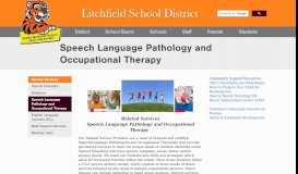 
							         Speech/Language and OT - Litchfield School District								  
							    