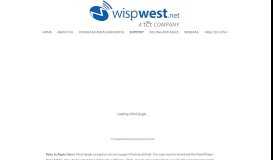 
							         Speedtest – Wispwest.net								  
							    