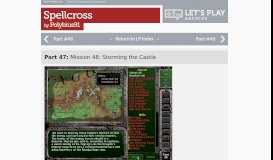 
							         Spellcross Part #47 - Mission 48: Storming the Castle								  
							    