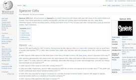 
							         Spencer Gifts - Wikipedia								  
							    