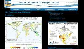 
							         SPI Forecasts from IRI Home | North American Drought Portal								  
							    