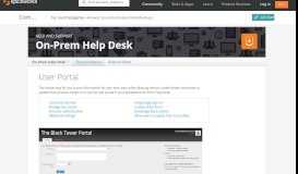
							         Spiceworks Help Desk: User Portal Documentation - Spiceworks								  
							    