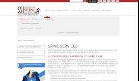 
							         Spine Services | Southeastern Spine Institute								  
							    
