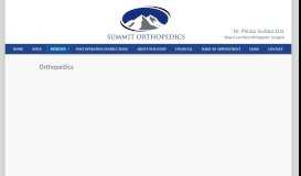 
							         Spine - Summit Orthopedics / Dr. Phillip Surface DO | Spine - Summit ...								  
							    