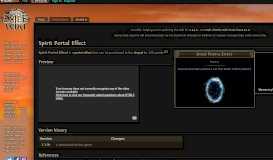 
							         Spirit Portal Effect - Official Path of Exile Wiki								  
							    