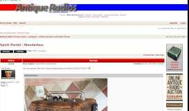 
							         Spirit Portal / Wonderbox - Antique Radio Forums • View topic								  
							    