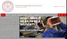 
							         Splendora Independent School District / Homepage								  
							    
