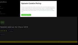 
							         Splunk Add-on for Cisco UCS | Splunkbase								  
							    