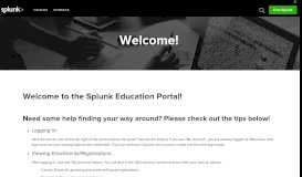 
							         Splunk Education								  
							    