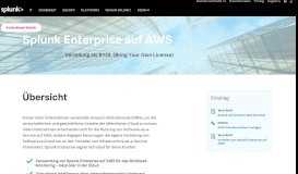 
							         Splunk Enterprise auf AWS | Splunk								  
							    