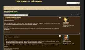 
							         [Spoiler] Letztes Portal - Titan Quest ~~ Grim Dawn								  
							    