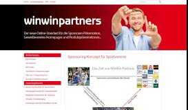
							         Sponsoring-Konzept für Sportvereine - WinWin-Partners								  
							    
