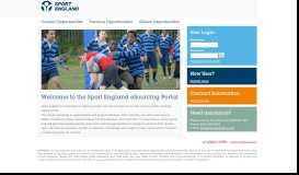 
							         Sport England eSourcing Portal								  
							    