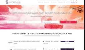 
							         Sport Jobs & Stellenanzeigen in der Sportbranche - Sport Jobbörse								  
							    