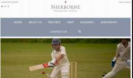 
							         Sport | Sherborne Preparatory School								  
							    