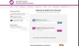 
							         Sportello Online - Comune di Trieste								  
							    