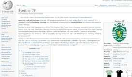 
							         Sporting CP - Wikipedia								  
							    