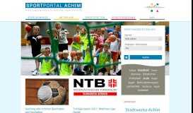 
							         Sportportal Achim: Startseite								  
							    