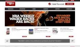 
							         Sports Betting, Football Betting, & Sportsbook Online at ...								  
							    