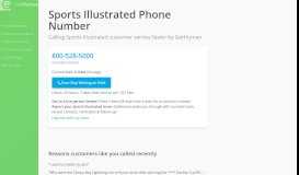 
							         Sports Illustrated Phone Number | Call Now & Skip the Wait - GetHuman								  
							    