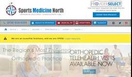 
							         Sports Medicine North								  
							    