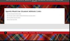 
							         Sports Medicine Student Athlete Links - Edinboro University Athletics								  
							    